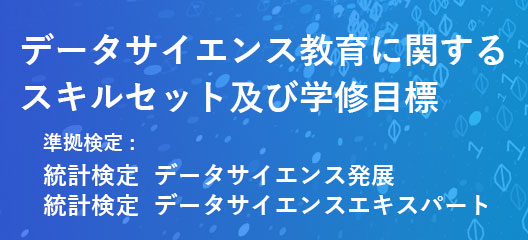 データサイエンス教育に関するスキルセット及び学修目標